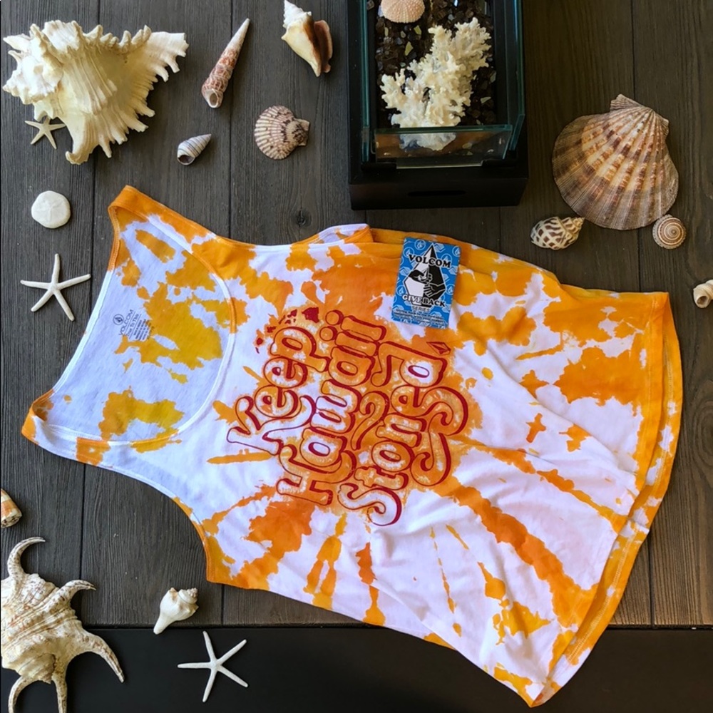 🔥💛VOLCOM- tie-dyed tank💛🔥 - Picture 3 of 6